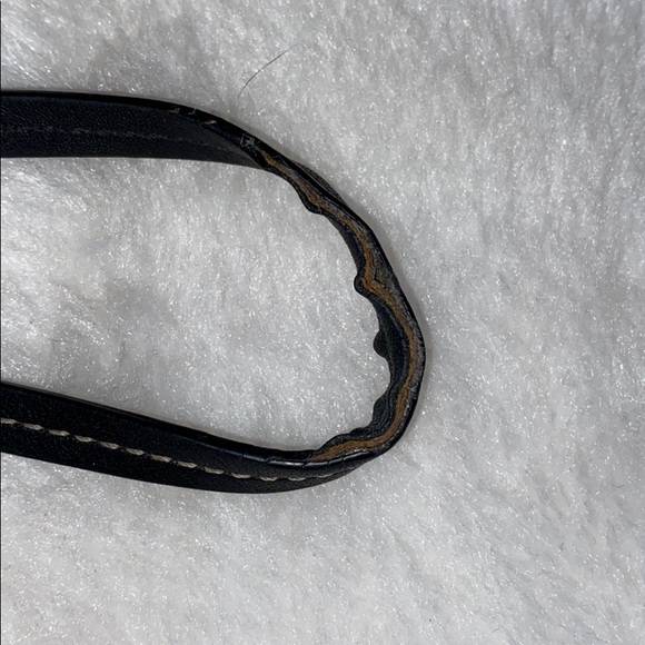 Coach Black & Silver Lorax Kiss Lock Wristlet - Picture 9 of 11